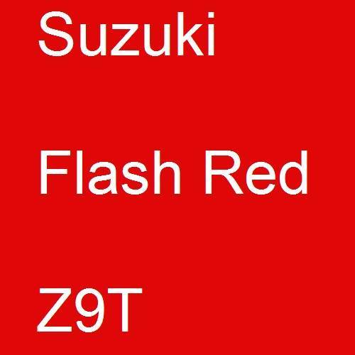 Suzuki, Flash Red, Z9T.